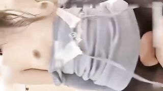 开档黑丝极品少女被颜射