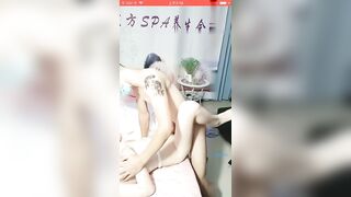 水宜方SPA养生私密会所师徒首次合体强上女顾客-3